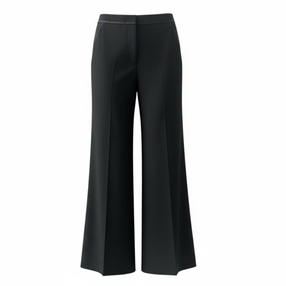 The Limited Black Tuxedo Inspired Drew Fit Wide Leg Pants Size 4L